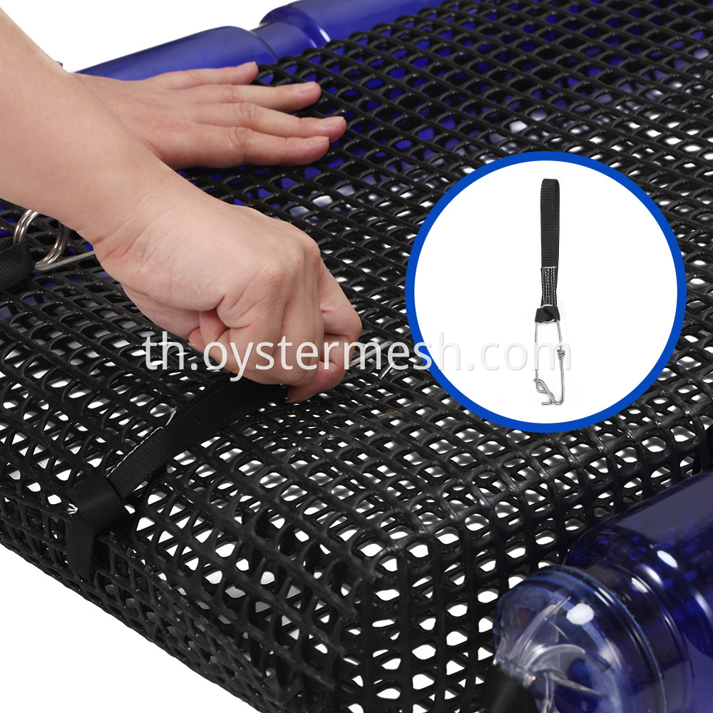 316 Stainless Steel Shark Clip for Oyster Mesh Bags